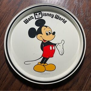 Vintage Walt Disney World Mickey Mouse Tray